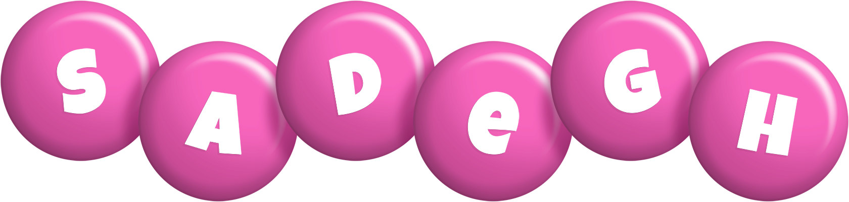 Sadegh candy-pink logo