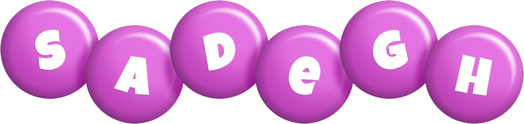Sadegh candy-purple logo