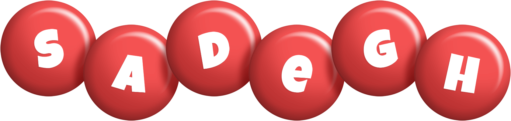 Sadegh candy-red logo