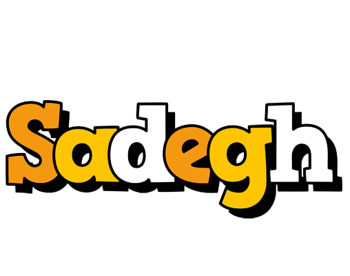 Sadegh cartoon logo
