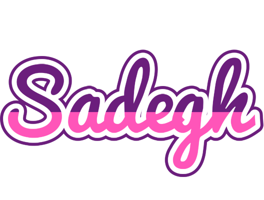 Sadegh cheerful logo