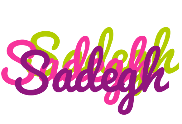 Sadegh flowers logo