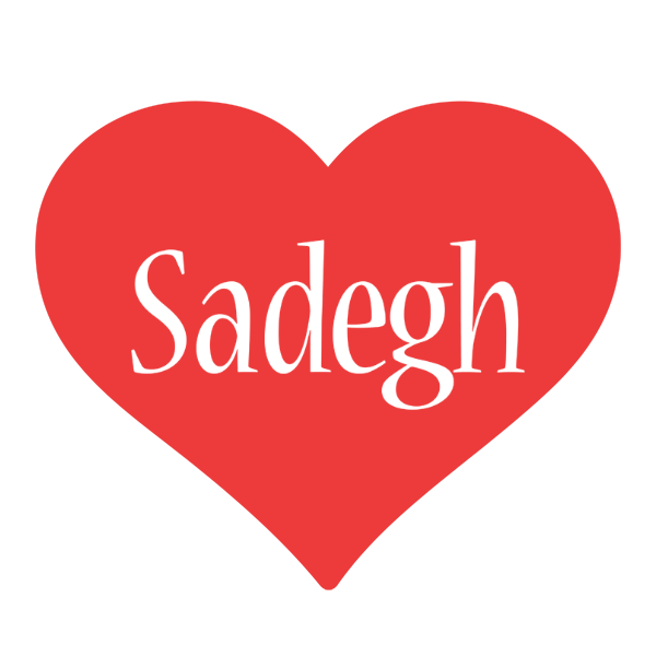 Sadegh love logo