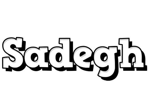 Sadegh snowing logo