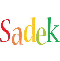 Sadek birthday logo