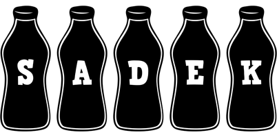 Sadek bottle logo