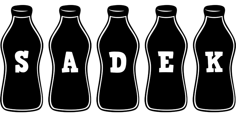 Sadek bottle logo