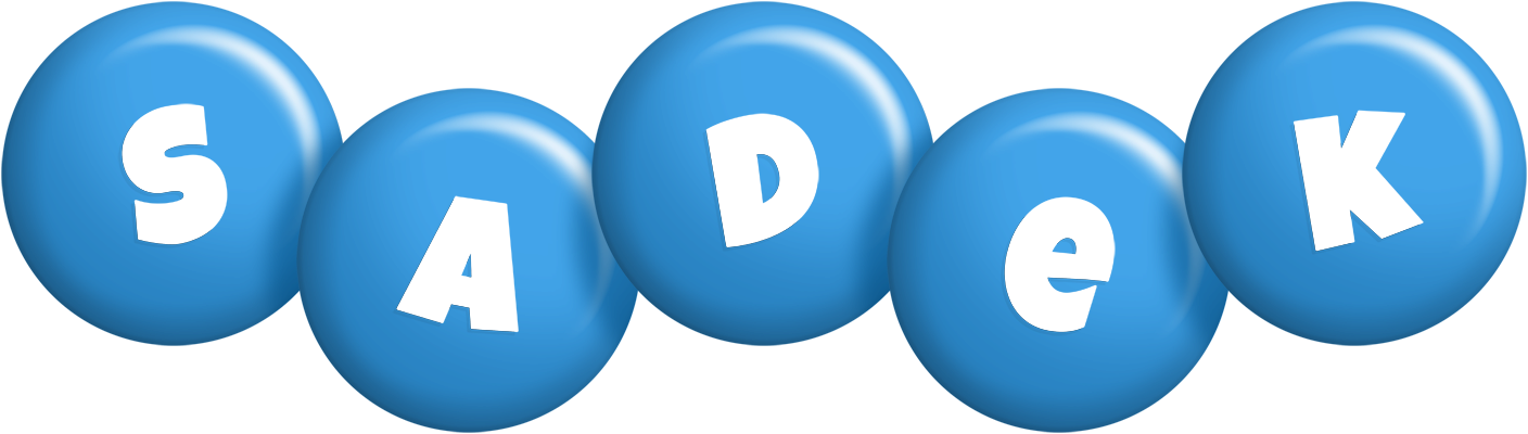 Sadek candy-blue logo