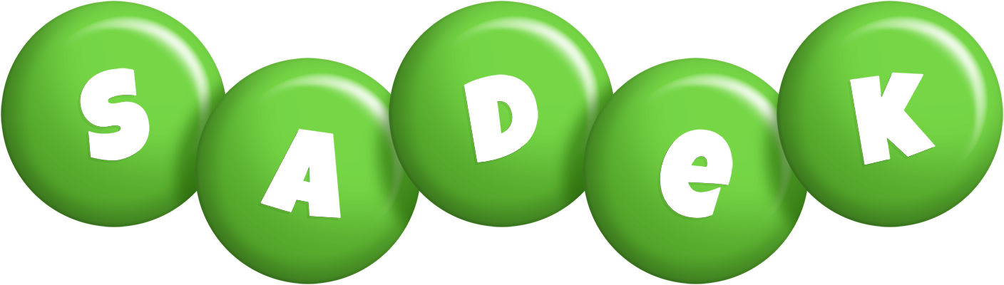 Sadek candy-green logo