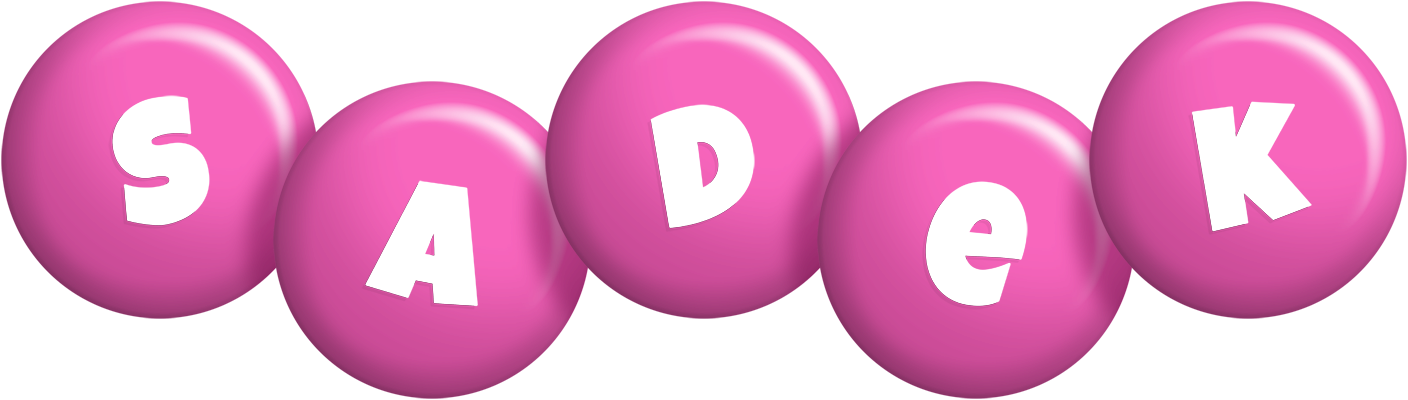 Sadek candy-pink logo