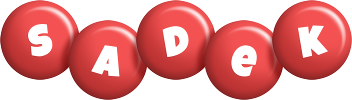 Sadek candy-red logo