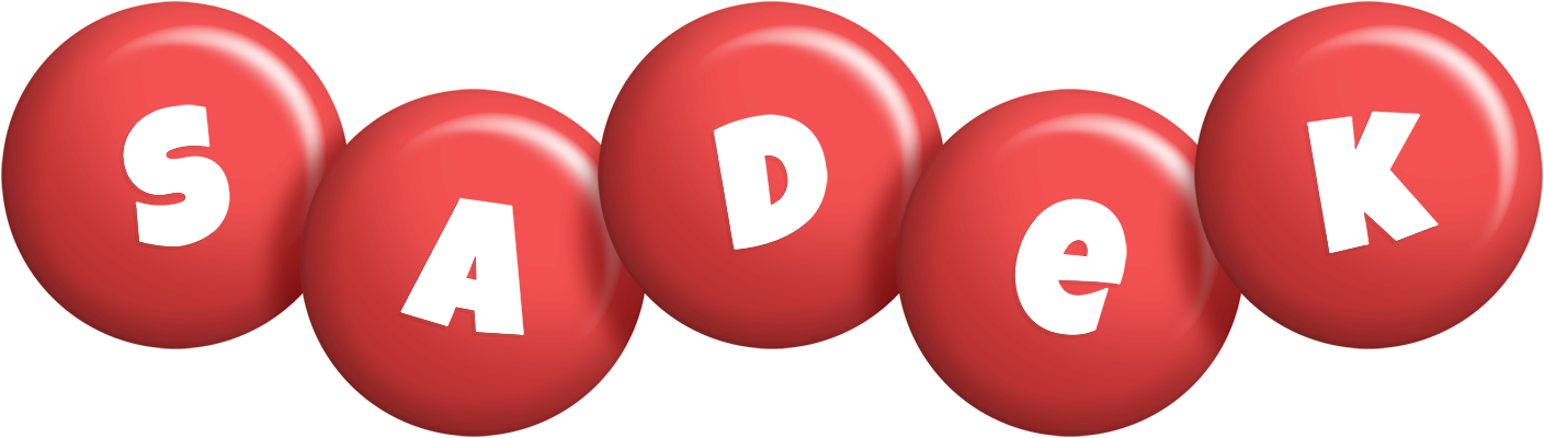 Sadek candy-red logo