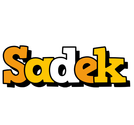 Sadek cartoon logo