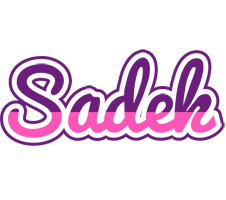 Sadek cheerful logo