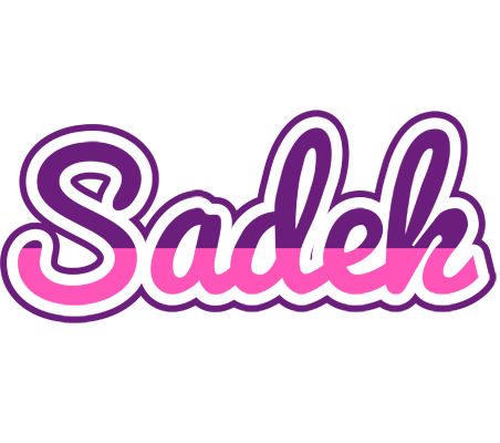 Sadek cheerful logo