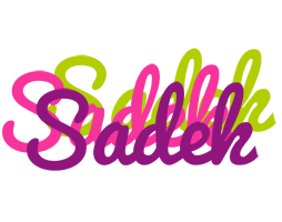 Sadek flowers logo