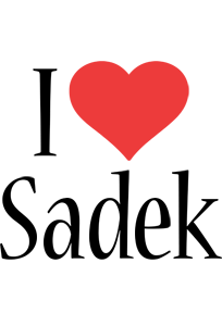 Sadek i-love logo