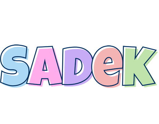 Sadek pastel logo