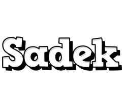 Sadek snowing logo