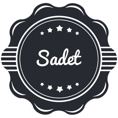 Sadet badge logo