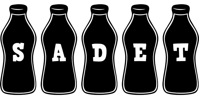 Sadet bottle logo