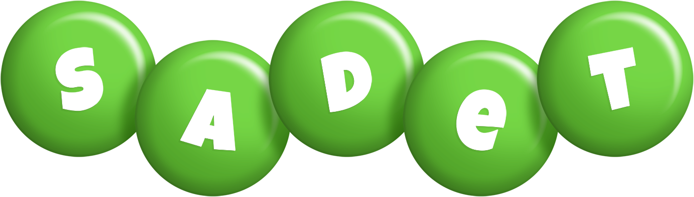 Sadet candy-green logo