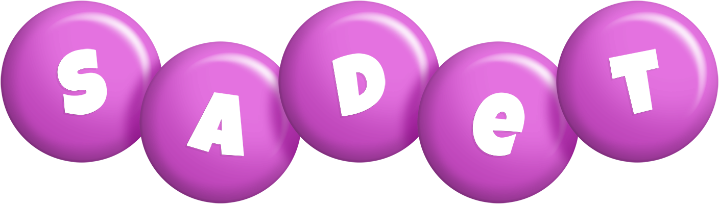 Sadet candy-purple logo