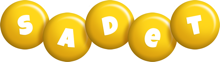 Sadet candy-yellow logo