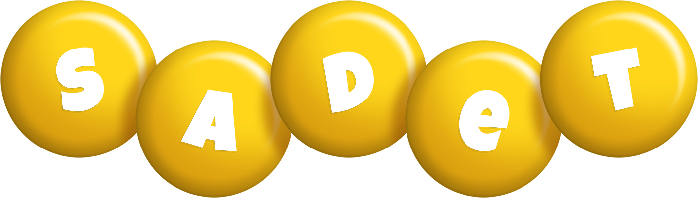 Sadet candy-yellow logo