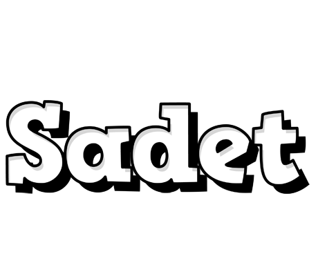 Sadet snowing logo