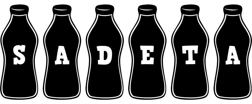 Sadeta bottle logo