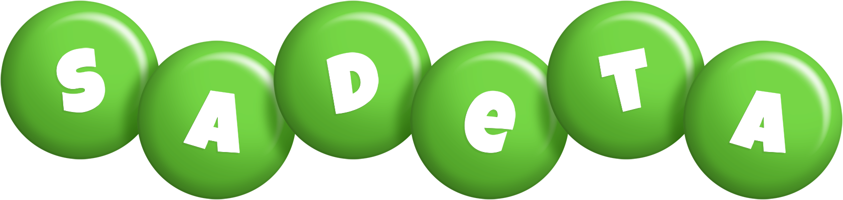 Sadeta candy-green logo