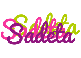 Sadeta flowers logo