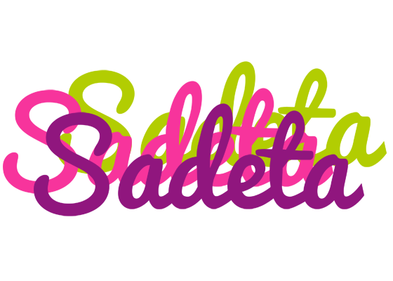 Sadeta flowers logo