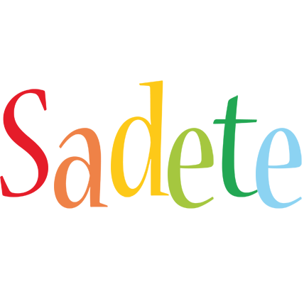 Sadete birthday logo