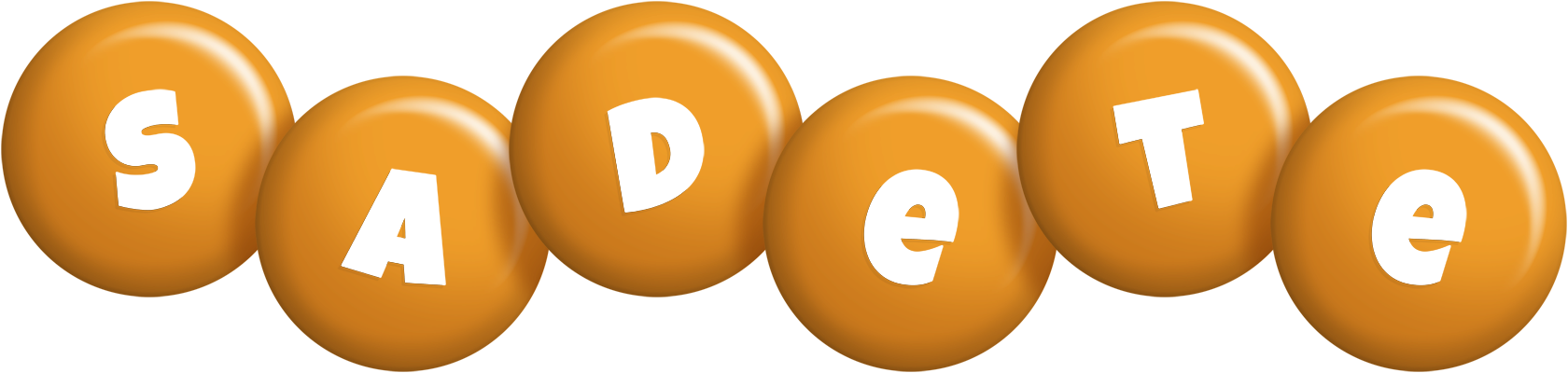 Sadete candy-orange logo
