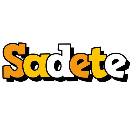 Sadete cartoon logo