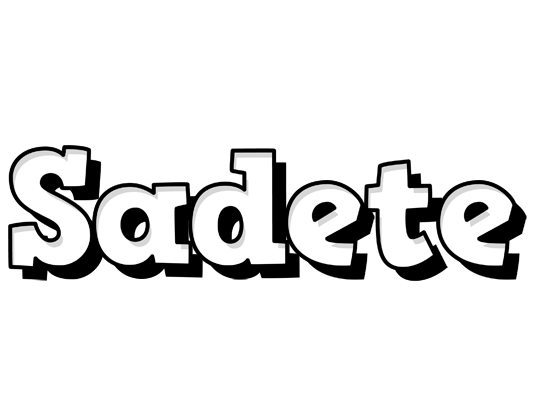 Sadete snowing logo