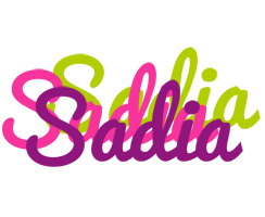 Sadia flowers logo