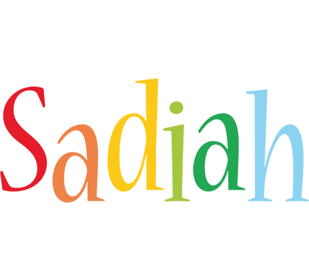 Sadiah birthday logo