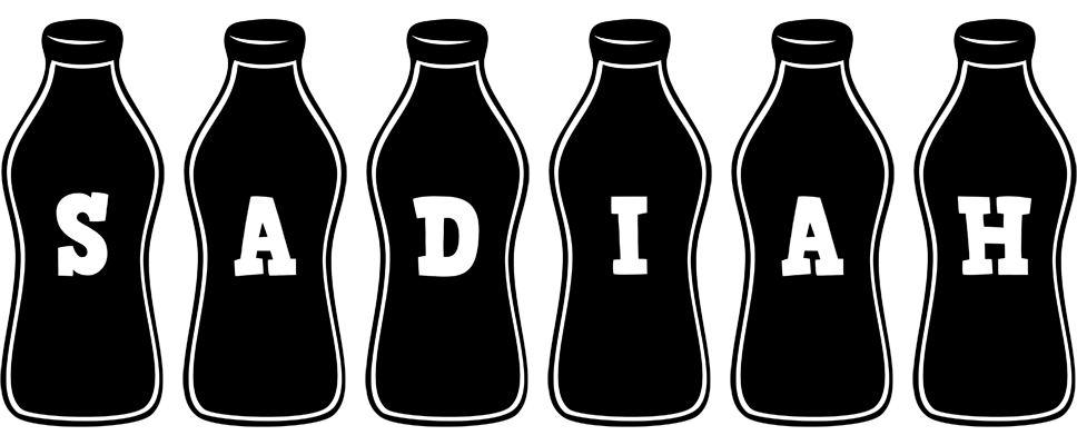 Sadiah bottle logo