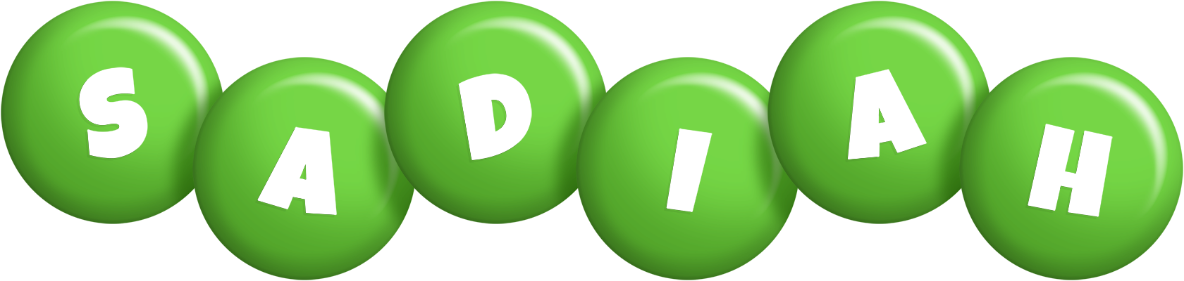 Sadiah candy-green logo
