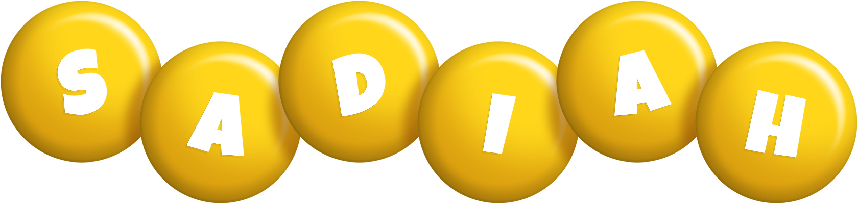Sadiah candy-yellow logo