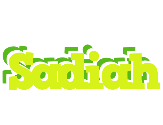 Sadiah citrus logo