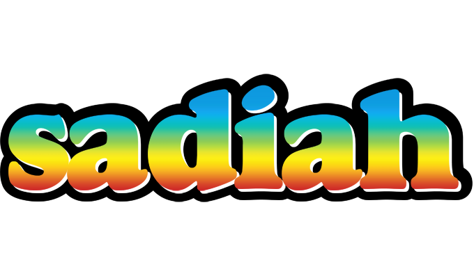 Sadiah color logo