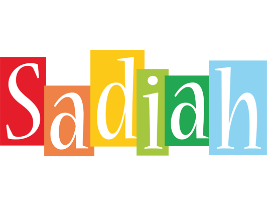 Sadiah colors logo