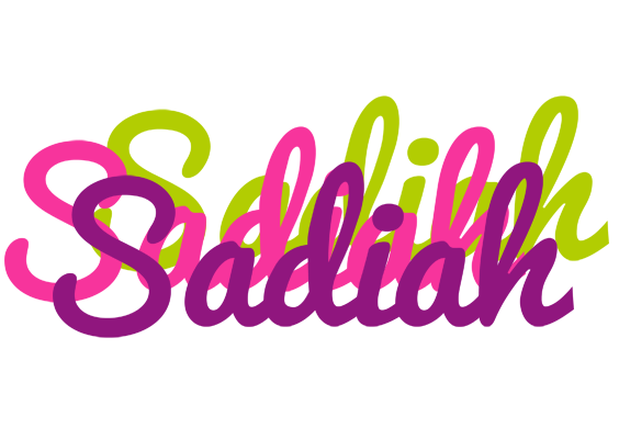Sadiah flowers logo
