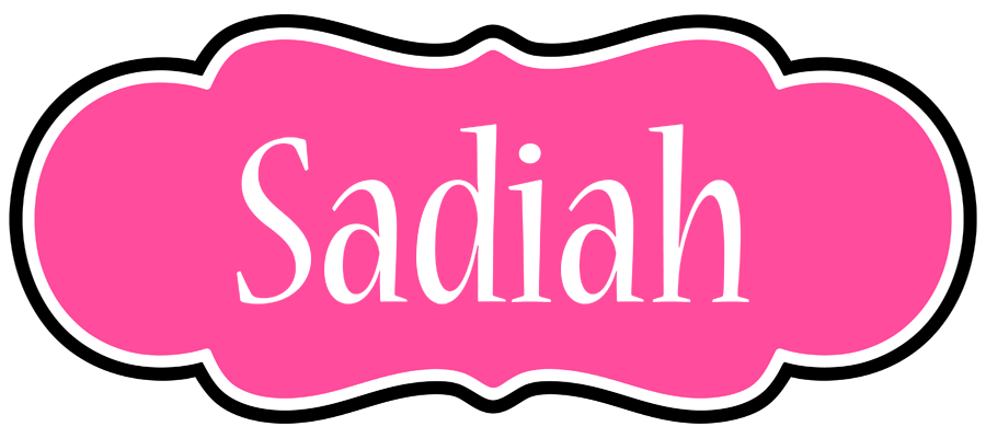 Sadiah invitation logo