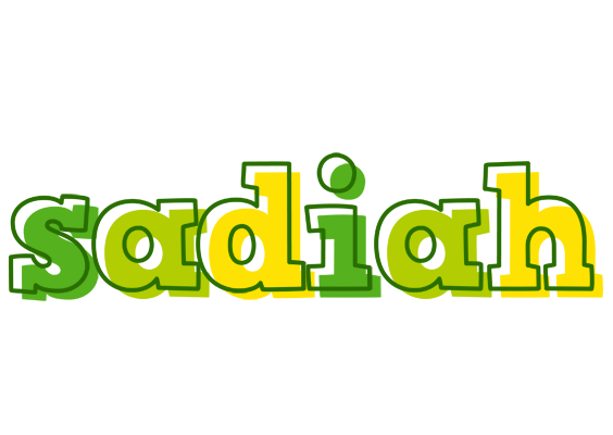 Sadiah juice logo