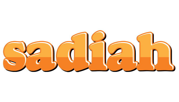 Sadiah orange logo